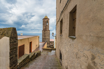 Castelsardo, in the northwest of Sardinia island, Italy.