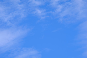 Fototapeta na wymiar Blue sky and light cloud.