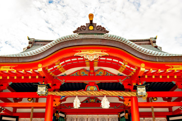 Ikuta shrine in Kobe, Japan