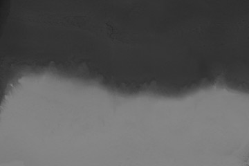 Hand painted black alcohol ink background. Abstract delicate gray texture. Contemporary wallpaper. Fog effect.