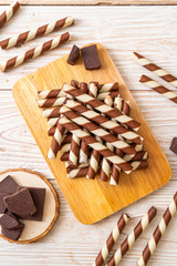 chocolate wafers stick roll