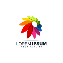 awesome colorful circle logo design