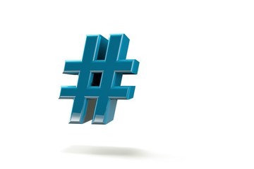 Fototapeta premium punctuation marks. with background, 3d image