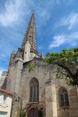 Fototapeta na wymiar saint-jean church in fontenay-le-comte (france)