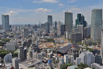 Naklejka premium 東京タワーのメインデッキより撮影