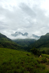 Mountains at Drakensberg South-Africa - 282628418