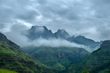 Mountains at Drakensberg South-Africa - 282628459