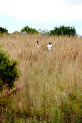 Children playing in the fields - 282628488