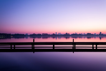 Skyline Rotterdam at sunset - 282629461