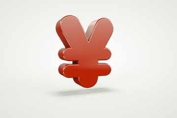 punctuation marks. with background, 3d image