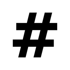 Hashtag und Hintergrund