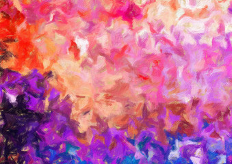 Fototapeta premium Design pattern artwork for decorate printable flyers, big banners, advertise production, web work, cards, invitations and creating beautiful wall art poster or canvas. Digital oil painting background.
