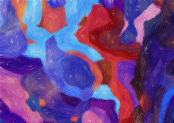 Design pattern artwork for decorate printable flyers, big banners, advertise production, web work, cards, invitations and creating beautiful wall art poster or canvas. Digital oil painting background.