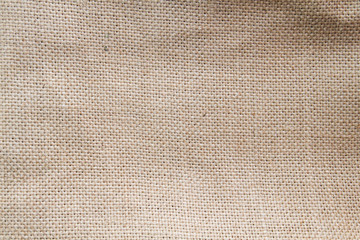 Natural eco-friendly hessian fabric detail
