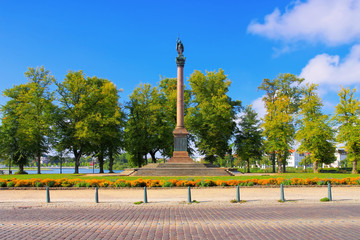 Schwerin Siegessaeule - Schwerin, Germany, the Siegesaule or Victory Column