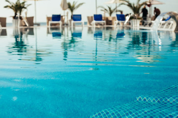 Swimming pool at luxury resort