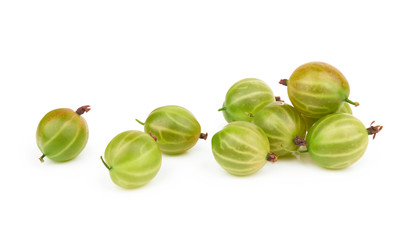 Gooseberry on white