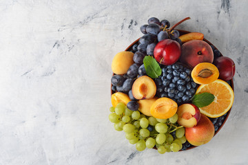 Various summer fruits