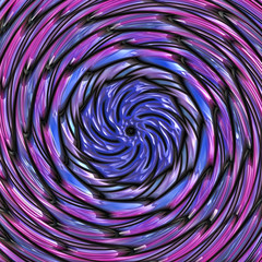 3d effect - abstract  spiral graphic