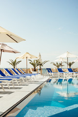 swimming pool at luxury resort/hotel