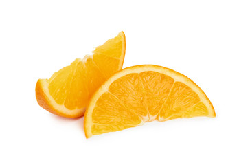 Orange fruit on white