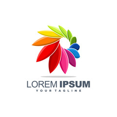 awesome gradient circle logo design