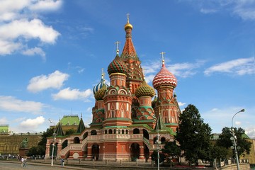St. Basil's Cathedral  in Moscow, Russia