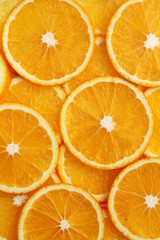 sliced orange.