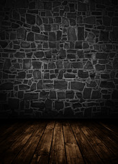 grunge empty interior room.