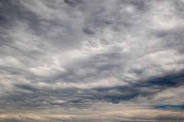 Fototapeta premium Storm clouds background, dramatic sky.