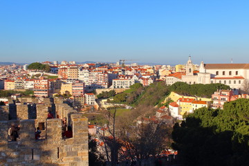 Fototapeta premium Lisbon Panorama and View in Portugal