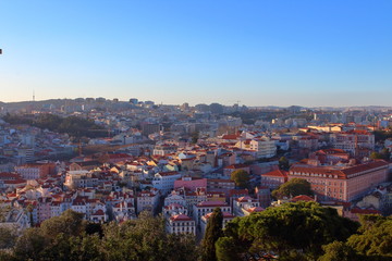Fototapeta na wymiar Lisbon Panorama and View in Portugal