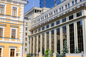 Modern beautiful office building in Kiev