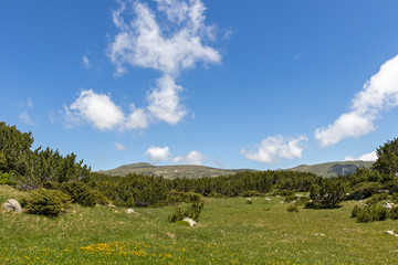 Landscape near The Fish Lakes, Rila mountain, Bulgaria