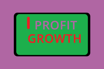 Writing note showing Profit Growth. Business photo showcasing Objectives Interrelation of Overall Sales Market Shares.