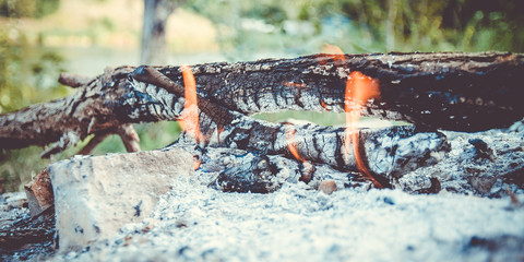 Огонь,костер 