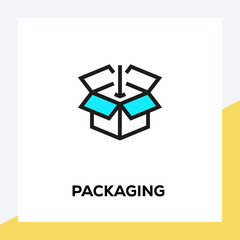 PACKAGING LINE ICON SET