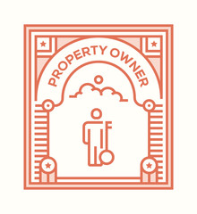 PROPERTY OWNER ICON CONCEPT