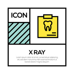 X-RAY ICON CONCEPT