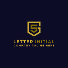 Obraz premium Inspiring company logo designs from the initial letters of the GS logo icon. -Vectors