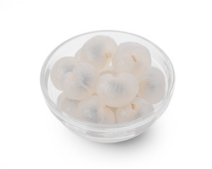 Longan isolated on white background