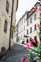 Fototapeta na wymiar One of the streets of the old city of Bratislava, Slovakia