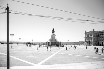 Obraz premium Commerce square in Lisbon