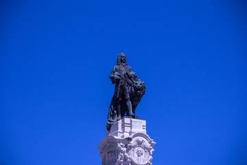 Fototapeta na wymiar statue of Pombal Marquis