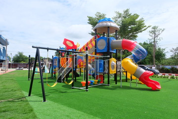 Fototapeta na wymiar Playground Swings Slider