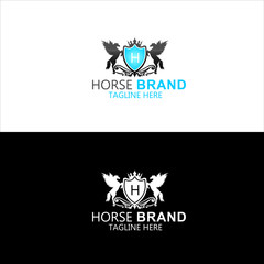 Horse Brand Logo in Vector