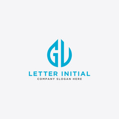 Inspiring company logo designs from the initial letters of the GV logo icon. -Vectors