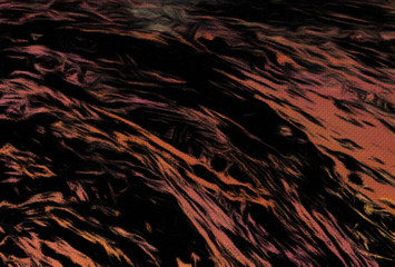 Abstract contemporary background. Watercolor texture pattern. Oil painting style. Stock. Digital design impressionism artwork. Hand drawn artistic. Art for sale. Warm colors. Paper or canvas print.