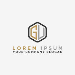 Inspiring company logo designs from the initial letters of the GV logo icon. -Vectors