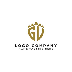 Inspiring company logo designs from the initial letters of the GV logo icon. -Vectors